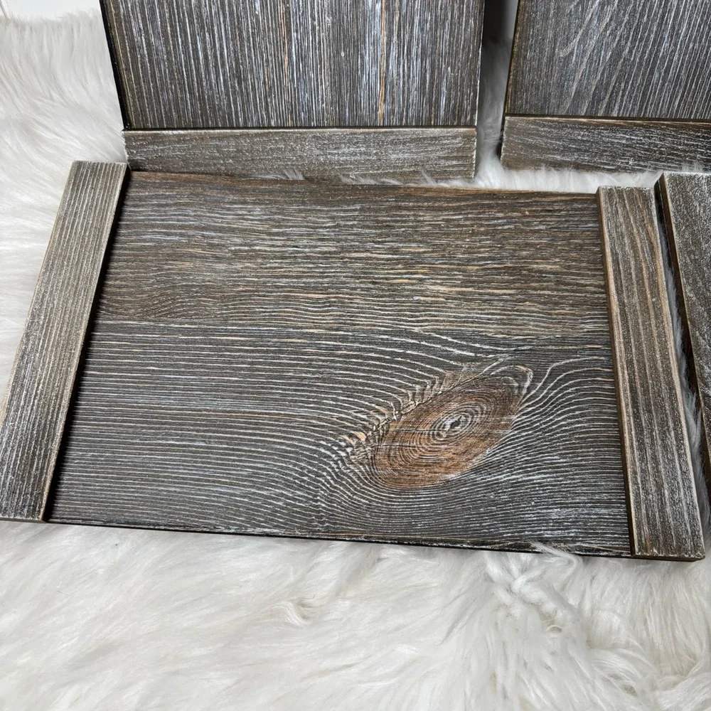 Rustic wooden Boards for Crafting or Centerpieces decor set of 5